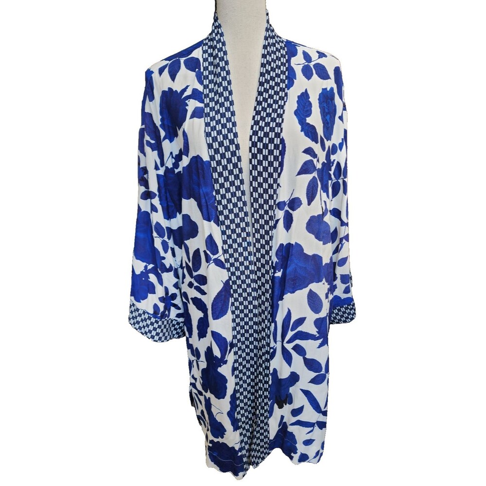 Cabi Kimono Open Front Tunic Jacket Top Size M/L